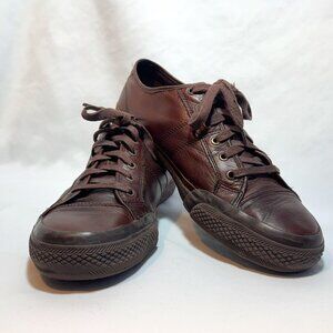 Frye Men's Greene Low Lace Sneakers – Brown Leather - Size 11.5